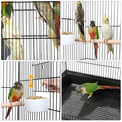 Vogelkäfig mit Ständer Vogelbauer Vogelvoliere Vogelhaus Papagei Käfig