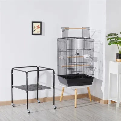 Vogelkäfig mit Ständer Vogelbauer Vogelvoliere Vogelhaus Papagei Käfig