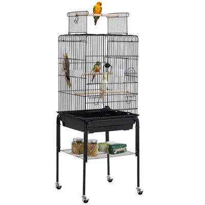 Vogelkäfig mit Ständer Vogelbauer Vogelvoliere Vogelhaus Papagei Käfig