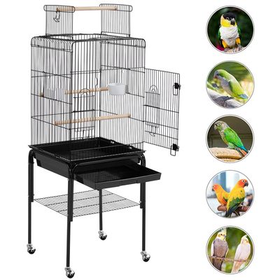 Vogelkäfig mit Ständer Vogelbauer Vogelvoliere Vogelhaus Papagei Käfig