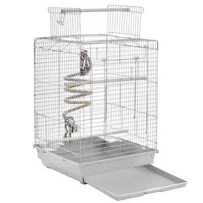 Yaheetech Cage à Oiseaux Décorative en Métal