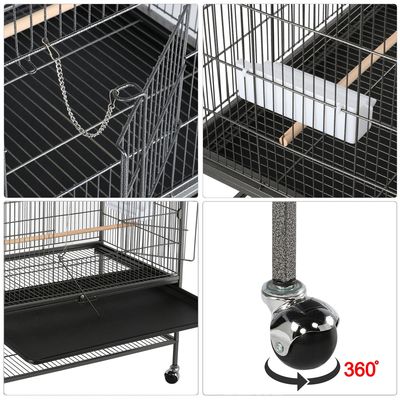 Vogelvoliere Vogelkäfig Vogelhaus Papageienkäfig Vogelbauer 153 cm