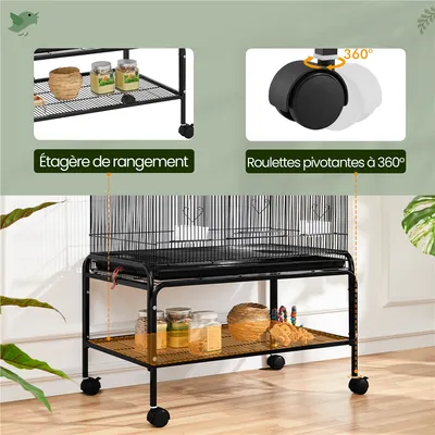 Yaheetech Grande Cage pour Oiseau