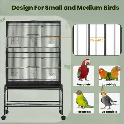 Yaheetech Grande Cage pour Oiseau