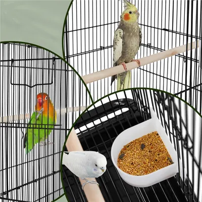 Yaheetech Grande Cage pour Oiseau