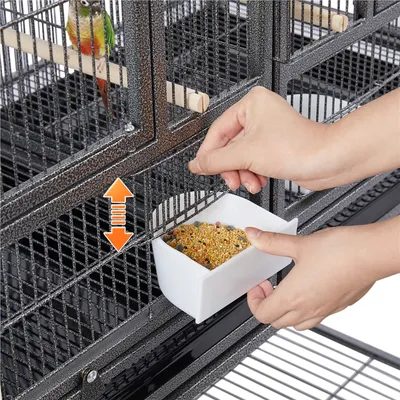 Yaheetech Cage à Oiseaux sur Roulettes