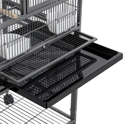 Yaheetech Cage à Oiseaux sur Roulettes