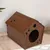 WELLHOME Maison pour chat en bois