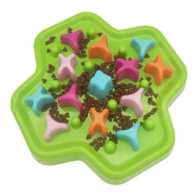 ZenPets Bol ralentisseur d'alimentation pour chiens rotatif