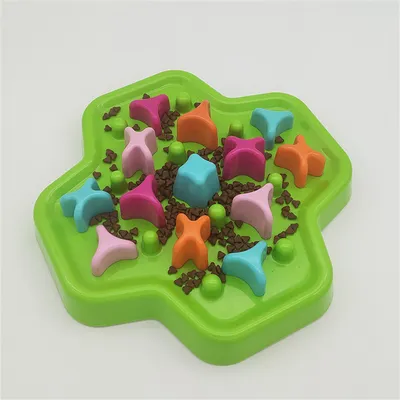 ZenPets Comedero giratorio de alimentación lenta para perros