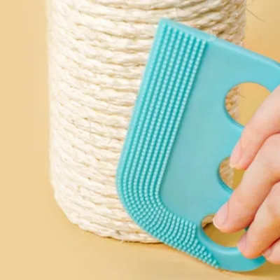 ZenPets Râcleur de poils double - face pour animaux de compagnie