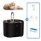 ZenPets Boîte à eau pour chats intelligente et silencieuse Noir