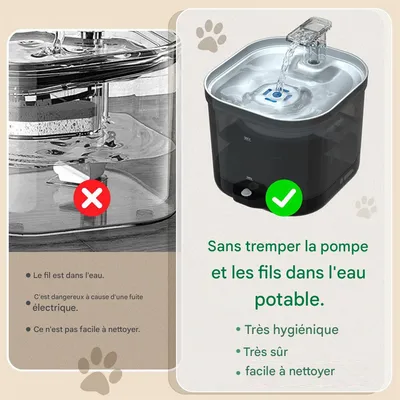 Fontaine d'eau automatique IntiMeg