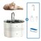 ZenPets Boîte à eau pour chats intelligente et silencieuse Blanc
