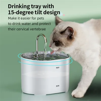 ZenPets Boîte à eau pour chats intelligente et silencieuse