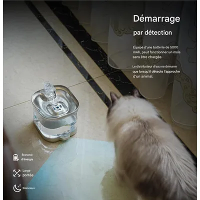 IntiMeg Fontaine d'eau pour chats