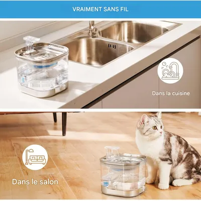 IntiMeg Fontaine d'eau pour chats