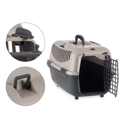 WELLHOME Transporteur portatif en plastique pour animaux de compagnie