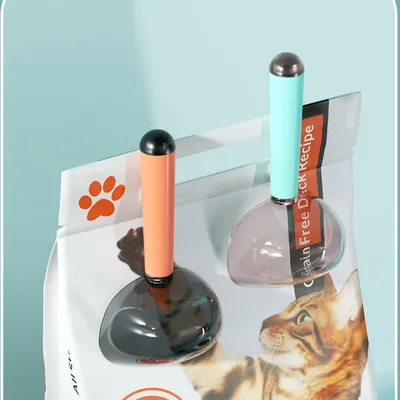 ZenPets Pelle à nourriture pour chat avec clip