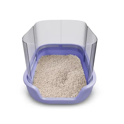 IntiMeg Panneaux anti-projection pour bac à sable pour chat IntiMeg Panneaux anti-projection pour bac à sable pour chat