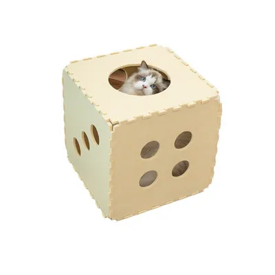 ZenPets Nid pour chats en forme de dé