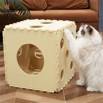 ZenPets Nid pour chats en forme de dé