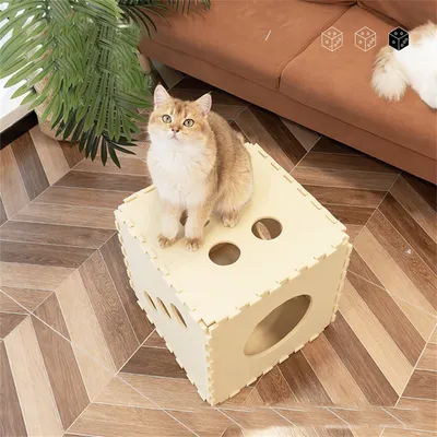 ZenPets Nid pour chats en forme de dé