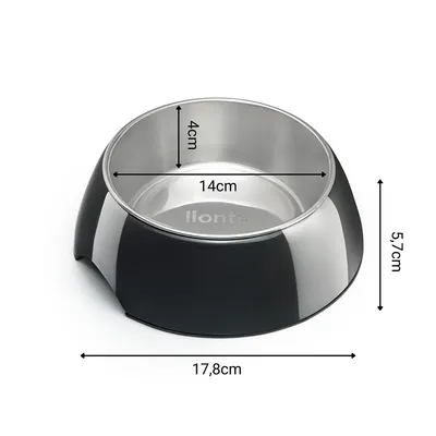 lionto gamelle chien Melamin antidérapante avec bol inox amovible lionto gamelle chien Melamin antidérapante avec bol inox amovible