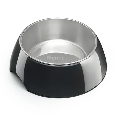 lionto gamelle chien Melamin antidérapante avec bol inox amovible