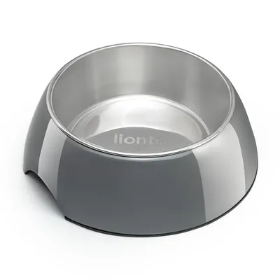 lionto gamelle chien Melamin antidérapante avec bol inox amovible