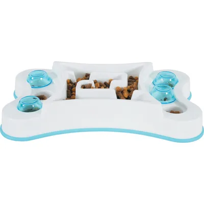zolux - Ecuelle anti-glouton rectangle, 32 x 19.5 x 5.5 cm pour chien