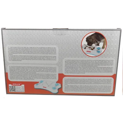 zolux - Ecuelle anti-glouton rectangle, 32 x 19.5 x 5.5 cm pour chien
