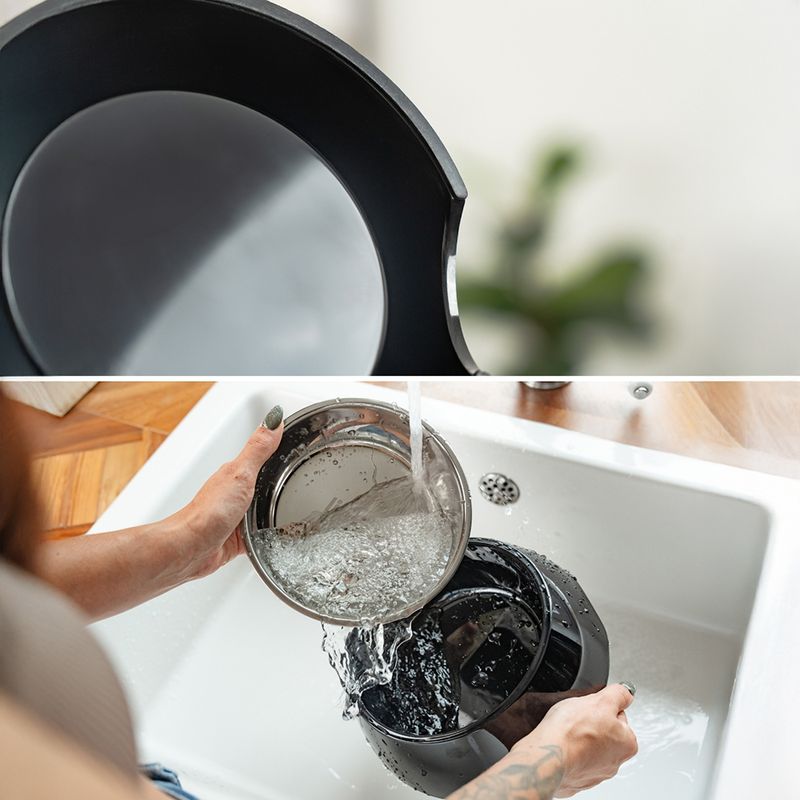 lionto gamelle chien Melamin antidérapante avec bol inox amovible
