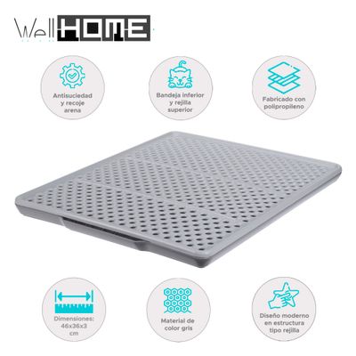 WELLHOME Bac de récupération de sable en polypropylène