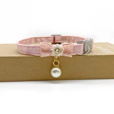 ZenPets Collier ruban & dentelle pour chat