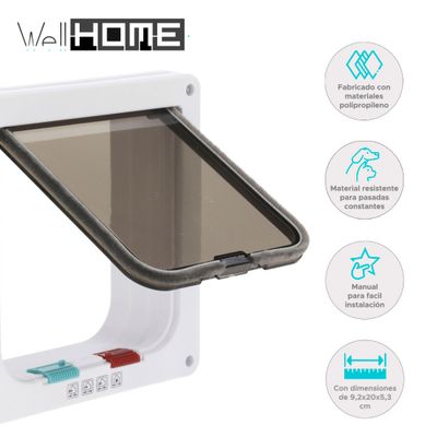 WELLHOME Chatière en polypropylène