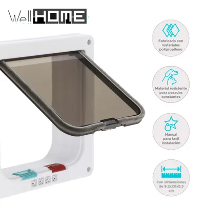 WELLHOME Chatière en polypropylène WELLHOME Chatière en polypropylène