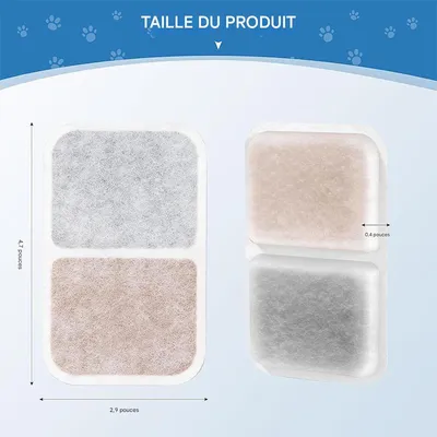 IntiMeg Filtres à charbon pour litière