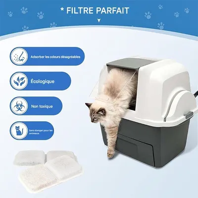 IntiMeg Filtres à charbon pour litière