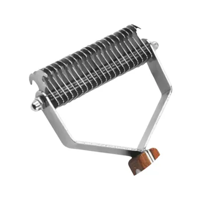 ZenPets Peigne démêlant en bois et acier inoxydable