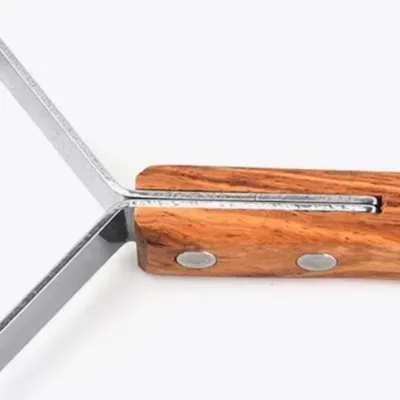 ZenPets Peigne démêlant en bois et acier inoxydable