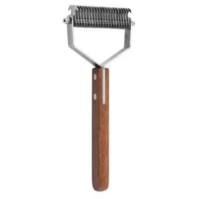 ZenPets Peigne démêlant en bois et acier inoxydable ZenPets Peigne démêlant en bois et acier inoxydable