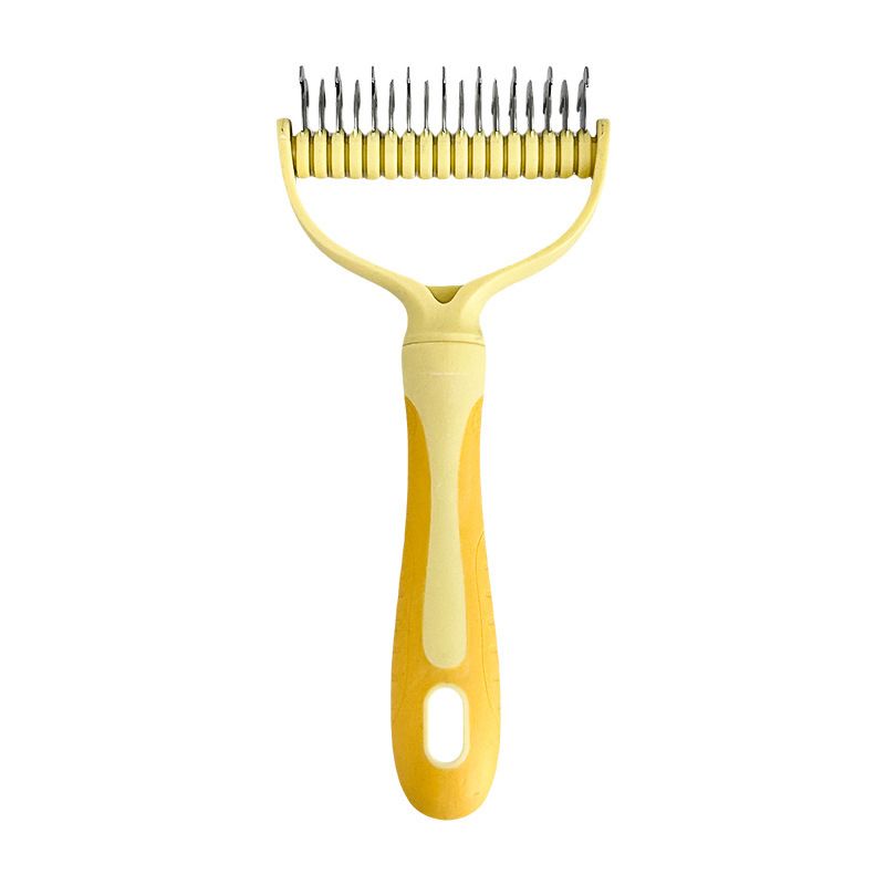 Peigne d'épilation pour animaux - Double peigne démêlant