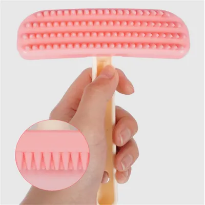 ZenPets Peigne de massage en silicone pour animaux