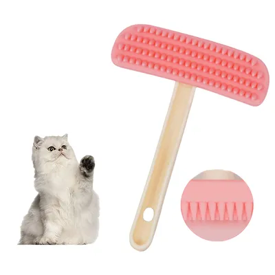 ZenPets Peigne de massage en silicone pour animaux