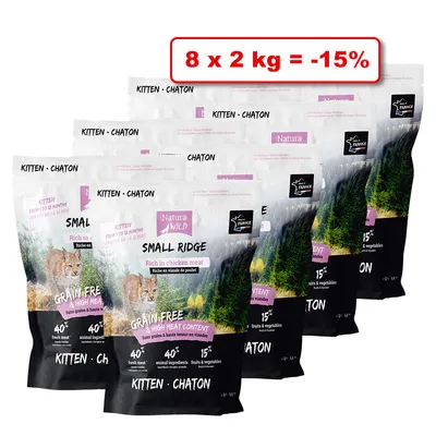 Croquettes NATURA WILD pour chat 8 x 2kg : 15% de remise