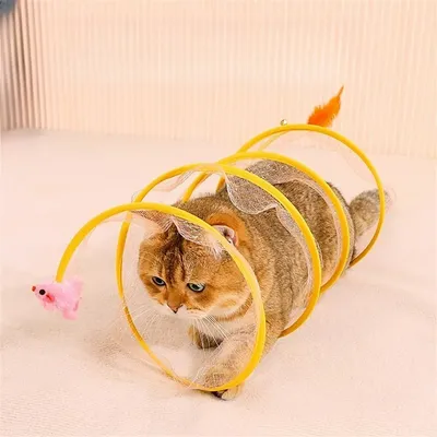 IntiMeg Tunnel pliable pour chats IntiMeg Tunnel pliable pour chats