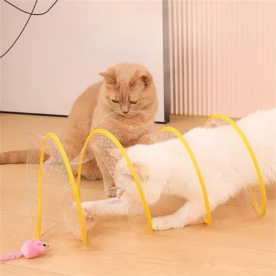 IntiMeg Tunnel pliable pour chats