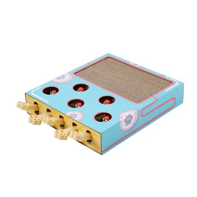 ZenPets Jouet pour chat Scratcher Whac-A-Mole