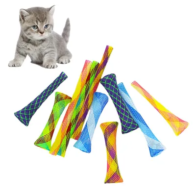 ZenPets Jouet pour chat en tube élastique